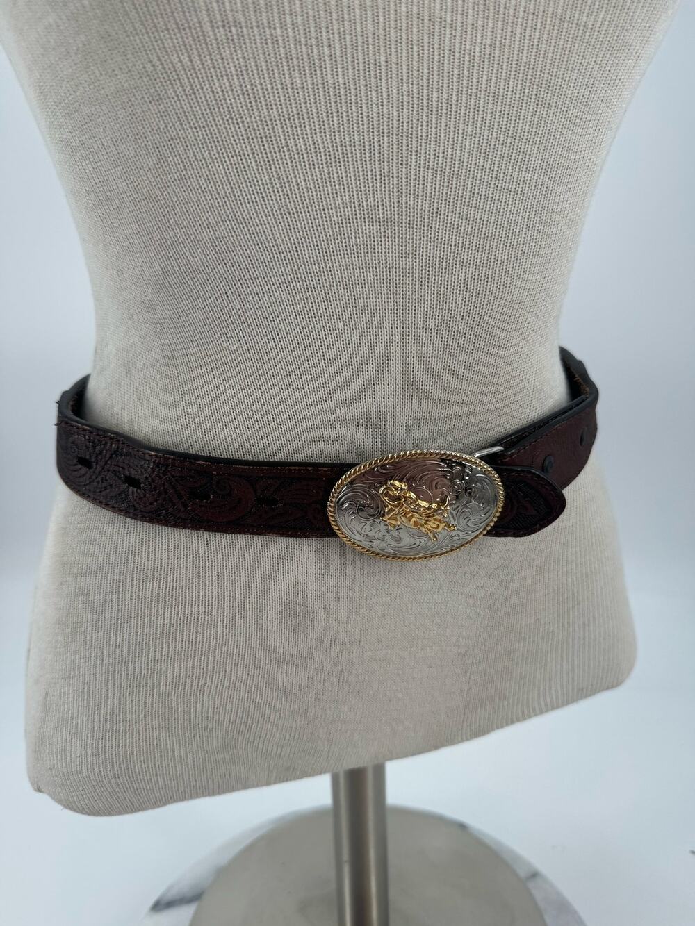 Vintage small western belt